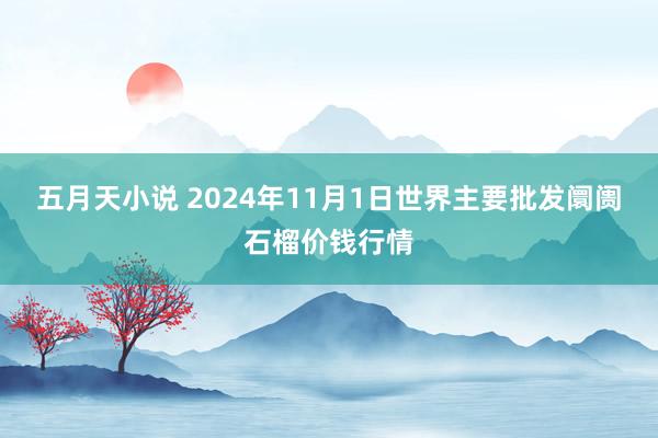 五月天小说 2024年11月1日世界主要批发阛阓石榴价钱行情