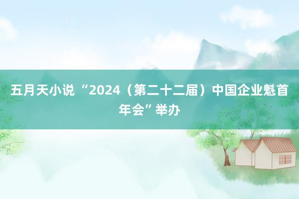 五月天小说 “2024（第二十二届）中国企业魁首年会”举办