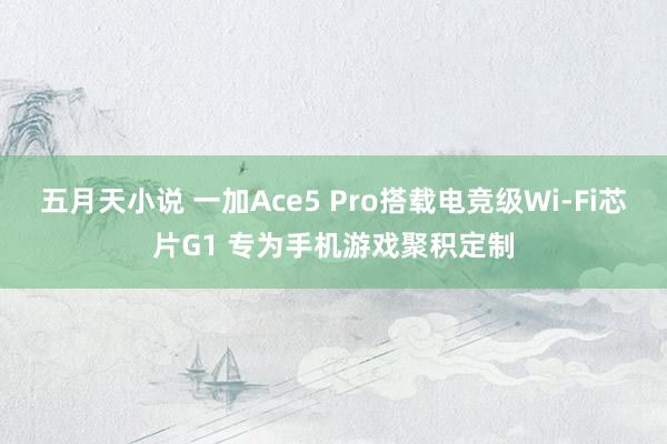 五月天小说 一加Ace5 Pro搭载电竞级Wi-Fi芯片G1 专为手机游戏聚积定制