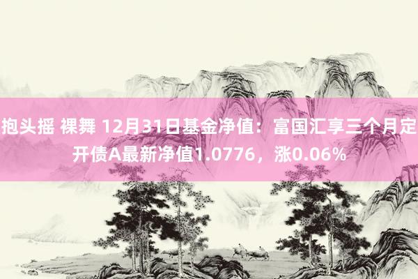 抱头摇 裸舞 12月31日基金净值：富国汇享三个月定开债A最新净值1.0776，涨0.06%