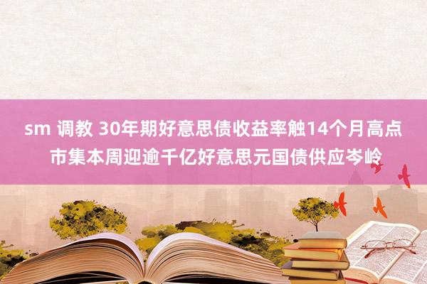 sm 调教 30年期好意思债收益率触14个月高点 市集本周迎逾千亿好意思元国债供应岑岭