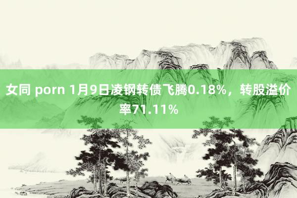 女同 porn 1月9日凌钢转债飞腾0.18%，转股溢价率71.11%