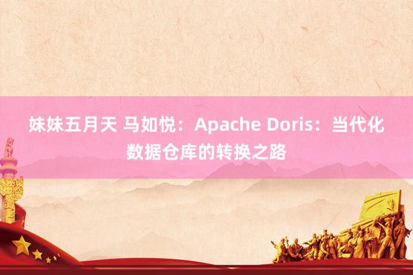 妹妹五月天 马如悦：Apache Doris：当代化数据仓库的转换之路